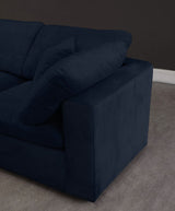 Cozy - Modular Sectional Cloud - Navy - Fabric - 634Navy - Sec6A - Home Elegance USA - 2