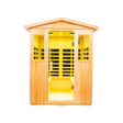 Four person Basswood Far-infrared outdoor sauna room - Home Elegance USA