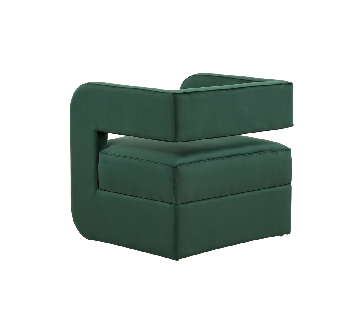 Modrest Brenda Modern Dark Green Accent Chair - Home Elegance USA