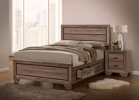 Kauffman - Transitional Storage Bed Bedroom Set - Home Elegance USA