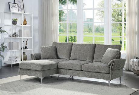 Cirebon - Sectional - Gray - Home Elegance USA