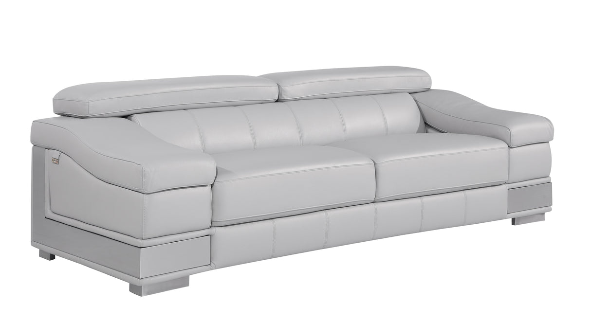 Top Grain Italian Leather Sofa Home Elegance USA