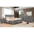 Katherine - 5 Piece Queen Bedroom Set With 2Ns - Gray