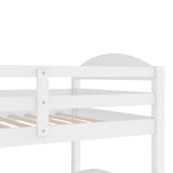 Twin L-Shaped Bunk bed with Trundle-White（OLD SKU:LP000024AAK) - Home Elegance USA