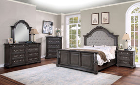 Esperia - Queen Bed & 2 Nightstands & Dresser & Mirror