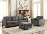 Ceasar - Sectional Sofa - Gray Fabric - Home Elegance USA