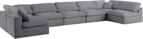 Serene - Cloud Modular Sectional 7 Piece - Grey