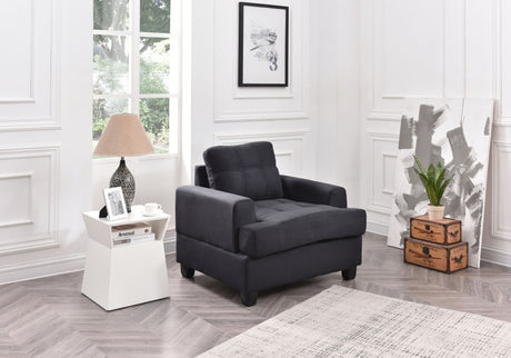 Glory Furniture Sandridge G515A-C Chair , BLACK - Home Elegance USA