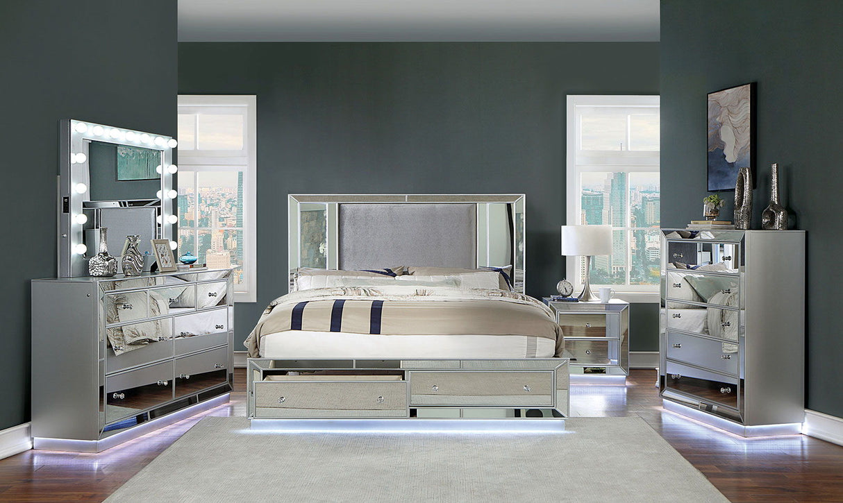 Belladonna - 5 Piece Queen Bedroom Set With Chest - Home Elegance USA