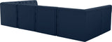 Tuft - Modular Sectional 6 Piece - Navy - Modern & Contemporary - Home Elegance USA