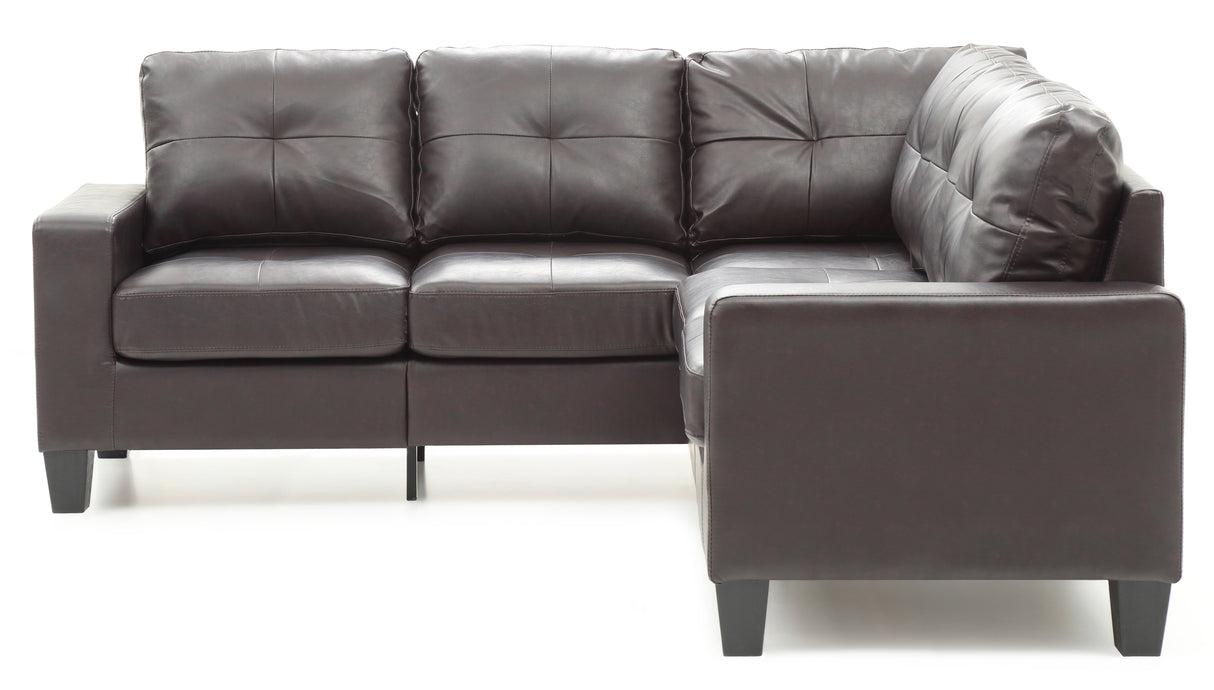 Glory Furniture Newbury G464B-SC SectionalÃŠÃŠ , DARK BROWN - Home Elegance USA