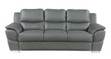 Global United Genuine Leather Sofa Home Elegance USA