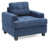 Glory Furniture Sandridge G510A-C Chair , NAVY BLUE - Home Elegance USA