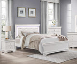 Homelegance - Lana 3 Piece Eastern King Bedroom Set In White - 1556Wk-1Ek-3Set