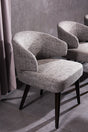 Modrest Carlton Grey Fabric Dining Chair - Home Elegance USA
