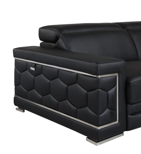 Top Grain Italian Leather Chair - Home Elegance USA