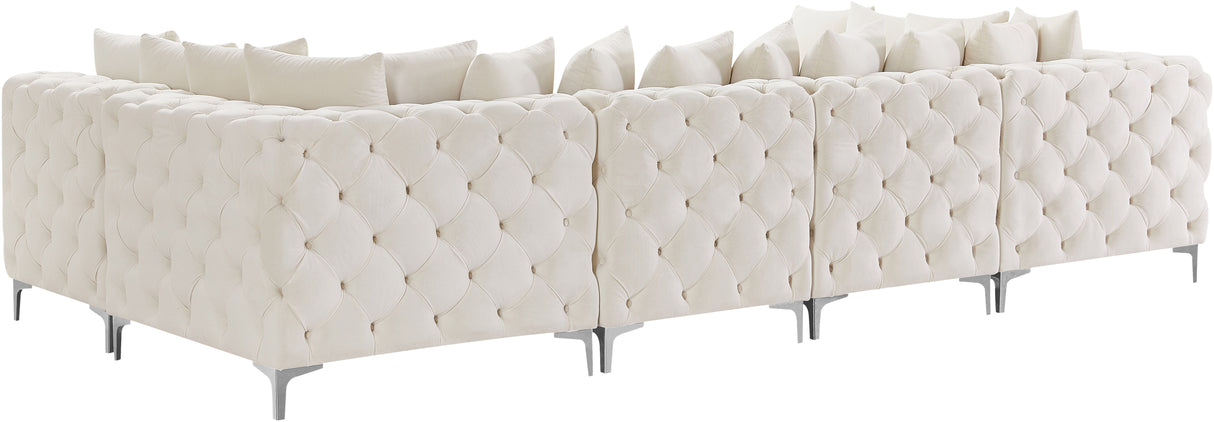 Tremblay - Modular Sectional 6 Piece - Cream - Modern & Contemporary - Home Elegance USA