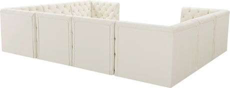 Tuft - Modular Sectional 8 Piece - Cream - Fabric - Home Elegance USA