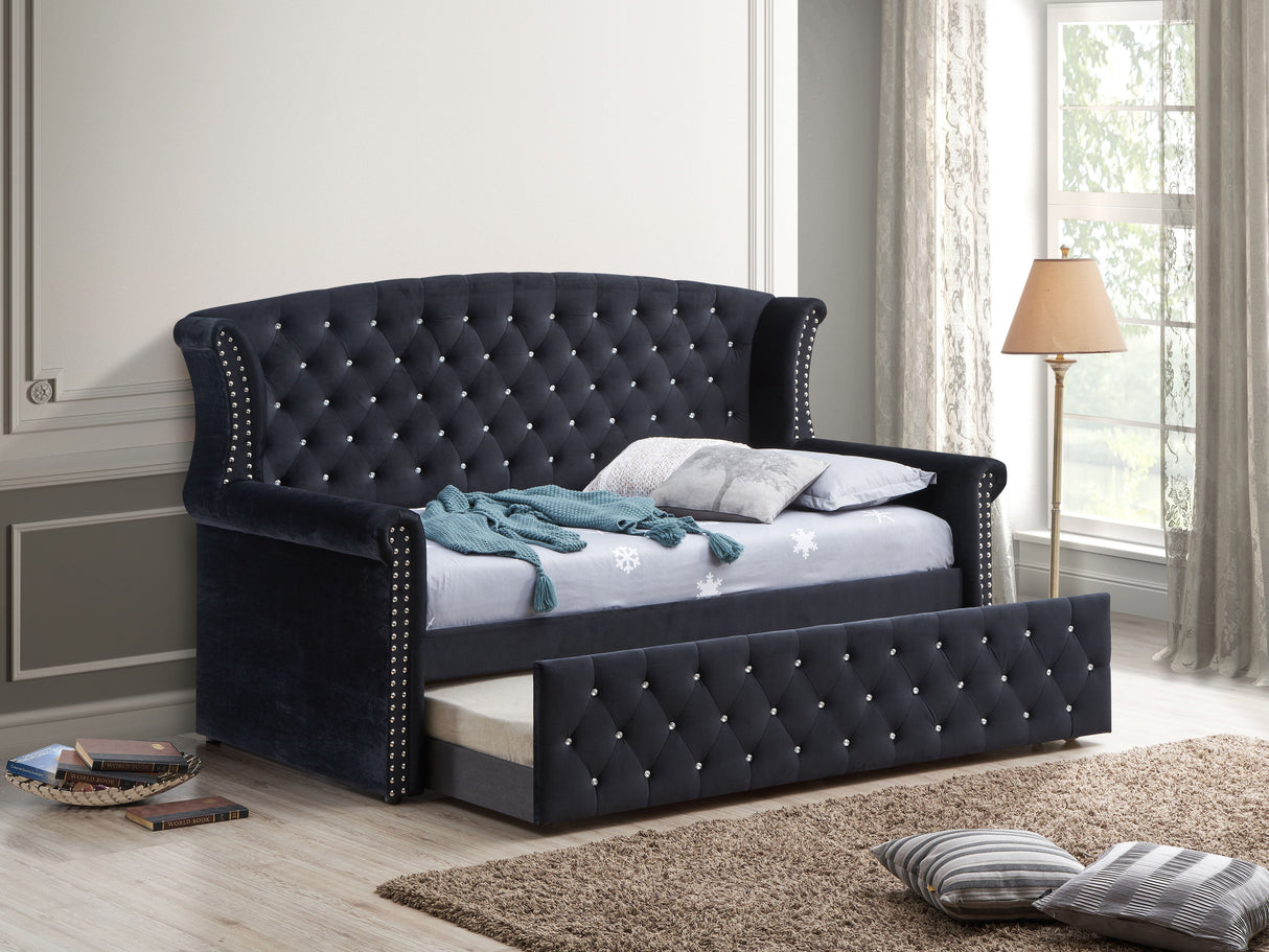 Lucinda - Daybed - Black - Home Elegance USA