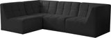 Relax - Modular Sectional 4 Piece - Black - Home Elegance USA