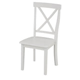 Orisfur. 5 Pieces Dining Table and Chairs Set for 4 Persons, Kitchen Room Solid Wood Table with 4 Chairs - Home Elegance USA