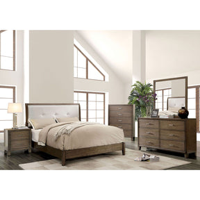 Enrico - 4 Piece Queen Bedroom Set - Gray