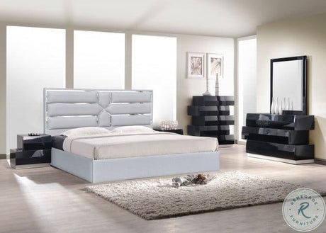 Da Vinci Queen Bed In Silver Grey - 18731Q | J&M