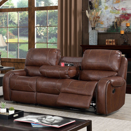 Walter - Sofa & Loveseat - Brown - Home Elegance USA