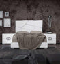 Status Italy King Bed In White - Dafnebedks | ESF