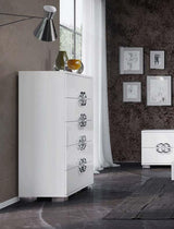 Esf Furniture - Status Italy Chest In White - Dafnechest