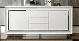 Esf Furniture - Dama 3-Door Buffet - Damabiancabuffet