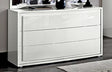 Dama Bianca Single Dresser – Modern Bedroom Storage by ESF Furniture