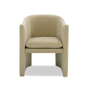 Vig Furniture Modrest Danube - Modern Beige Fabric Dining Chair