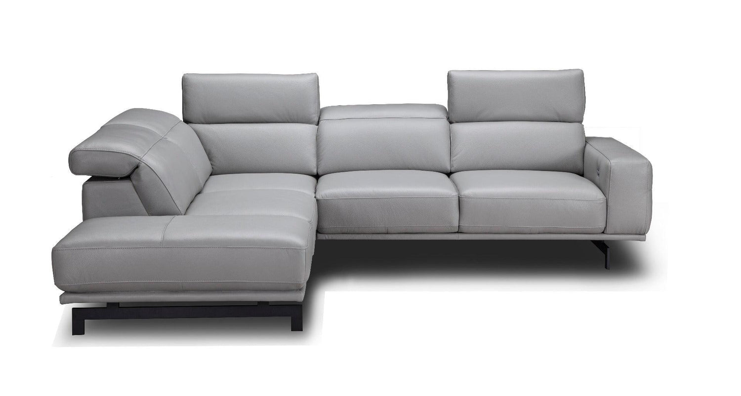 Davenport Light Grey Sectional In Left Facing - 17981 - Lhfc | J&M | Home Elegance USA