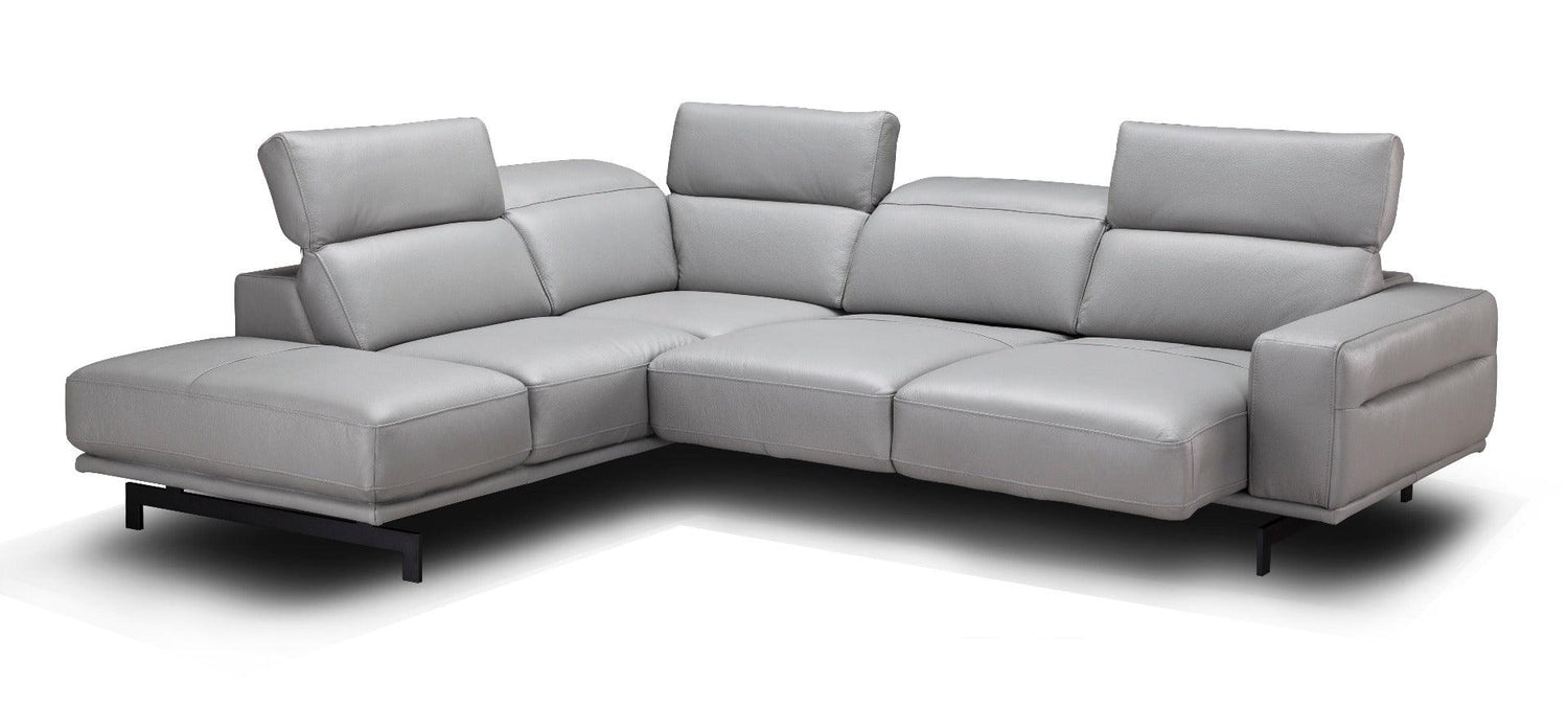 Davenport Light Grey Sectional In Left Facing - 17981 - Lhfc | J&M | Home Elegance USA