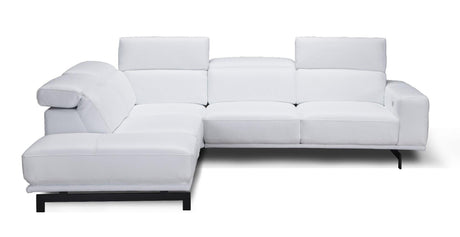Davenport Snow White Sectional In Left Facing - 17988-Lhfc | J&M