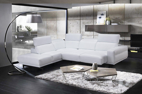 Davenport Snow White Sectional In Left Facing - 17988-Lhfc | J&M