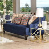 Sisseton - Sofa & Loveseat - Navy - Home Elegance USA