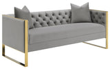 Eastbrook - 2 Piece Living Room Set - Pearl Silver - Home Elegance USA