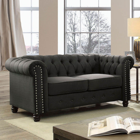 Winifred - Sofa & Loveseat - Gray - Home Elegance USA