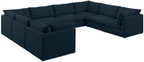 Mackenzie - Modular Sectional 8 Piece - Navy - Home Elegance USA