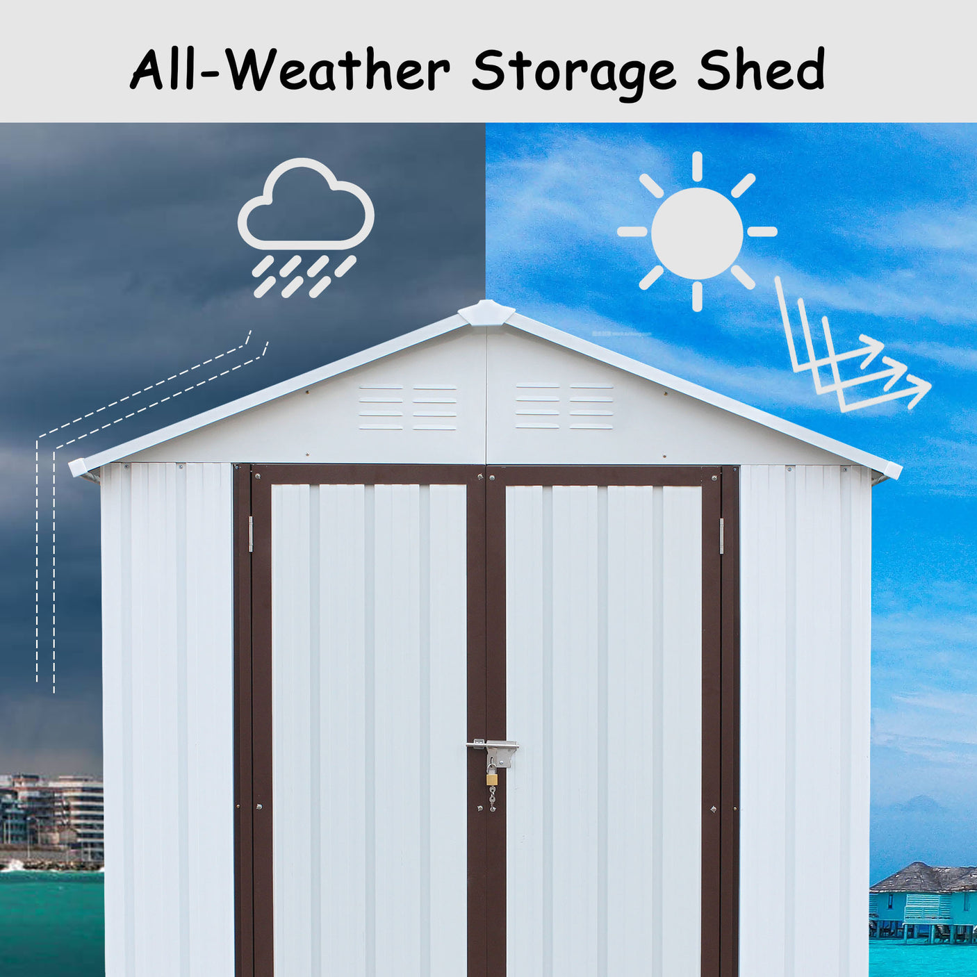 6X4FT  Outdoor Storage Sheds