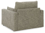 Dramatic - Granite - 4 Pc. - Sofa, Loveseat, Chair And A Half, Ottoman - Home Elegance USA