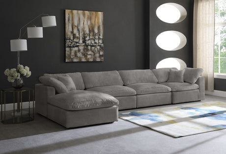 Cozy - Modular Sectional Cloud - Grey - 634Grey - Sec5A - Home Elegance USA - 3