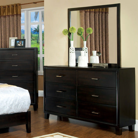 Enrico - 5 Piece Queen Bedroom Set With 2Ns - Espresso - Home Elegance USA