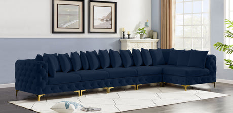 Tremblay - Modular Sectional 6 Piece - Navy - Home Elegance USA