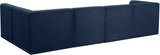 Relax - Modular Sectional 5 Piece - Navy - Fabric - Home Elegance USA