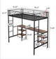 Metal Bunk Bed WIth Sandalwood