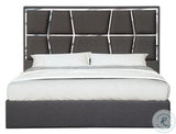 Degas Queen Bed In Charcoal - 18720Q | J&M | Home Elegance USA