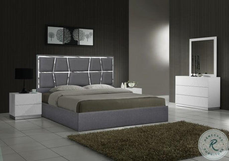 Degas Queen Bed In Charcoal - 18720Q | J&M